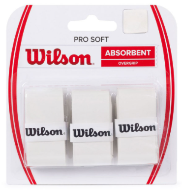 Set de 3 Overgrip Wilson Pro Soft Absorbent Blanco - Wilson