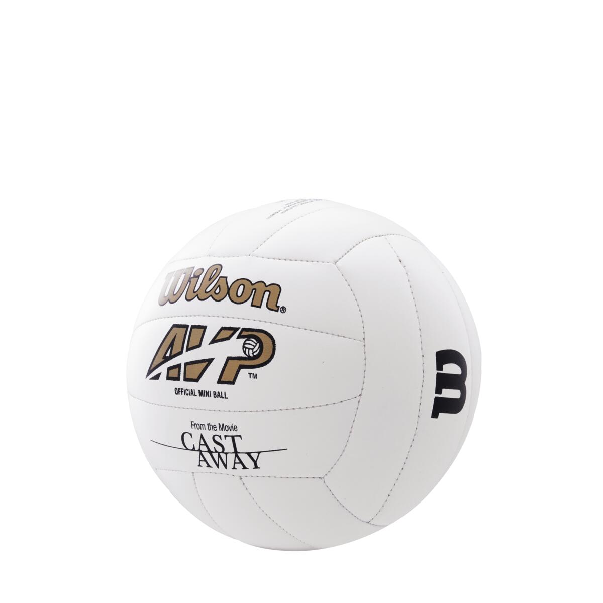 Mini Ballon Wilson Cast Away – Mr Wilson Volleyball (blanc, Unisexe, Neuf)