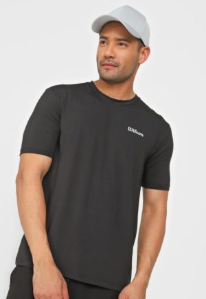 c4ae703f8cc7dae5e2737cca604d9da9 Camiseta Wilson Ultra Light Negro 59034 Cuello Redondo