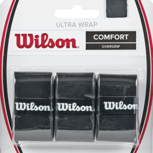2e76fb668f88b0f32ead752803037eea Set de 3 Overgrip Wilson Ultra Wrap Comfort Negro